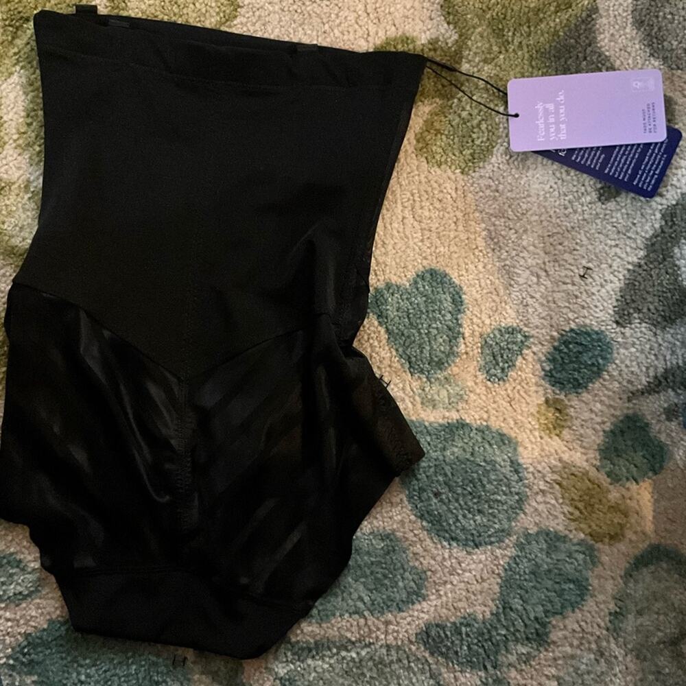 Honeylove Queen Brief Vamp Black XS NWT Shapewear Ultra High Waist - Picture 6 of 8
